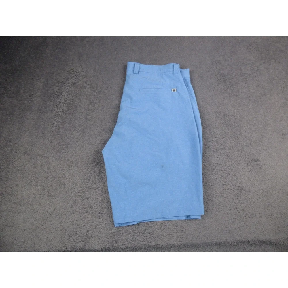 Nike Mens Swim Trunks Light Blue Mesh Lined Graphic Logo Shorts Size Large